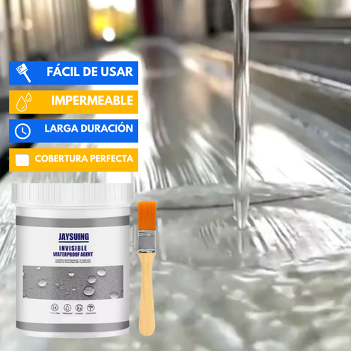 SELLADOR IMPERMEABILIZANTE INVISIBLE ORIGINAL®, PARA DARLE FIN A LA HUMEDAD!!