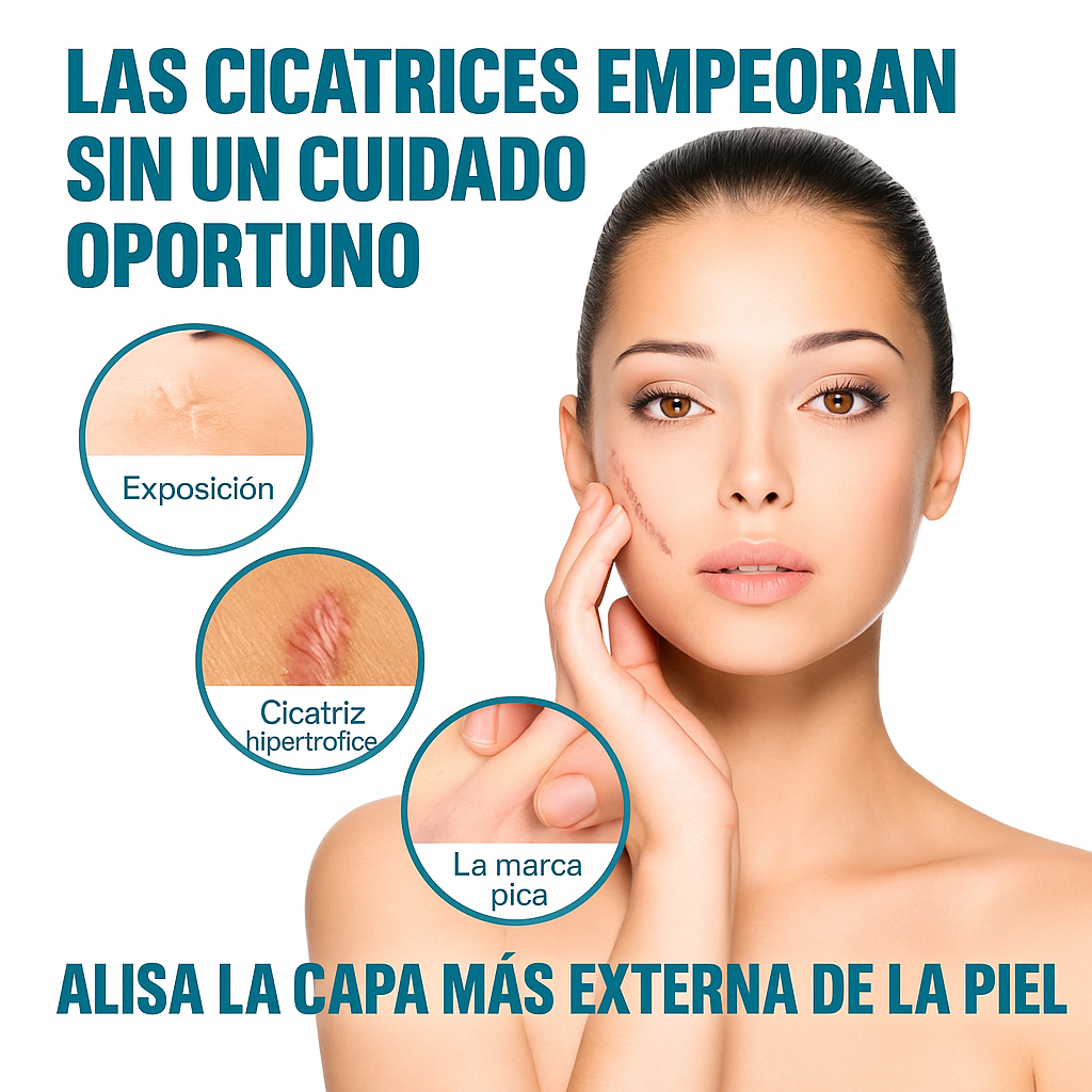 ✅ Tratamiento de Cicatrices Usado por Dermatólogos – Ahora en Casa