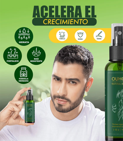 Cabello Fuerte y Abundante con Spray de Ginseng